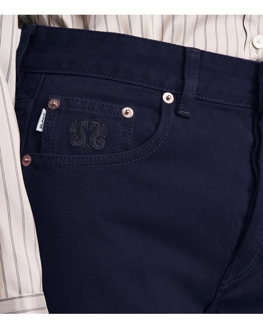 Blazé Milano Blue Clapotis Maline Wide-Leg Jeans