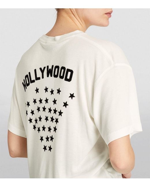 Anine Bing Natural Hollywood Louis T-shirt