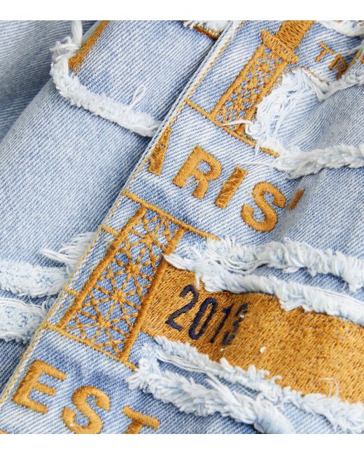Y. Project Blue Denim Paris' Best Distressed Shirt for men