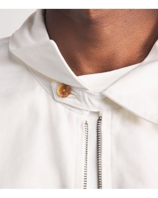 Polo Ralph Lauren White Oversized Polo Bear Bomber Jacket for men