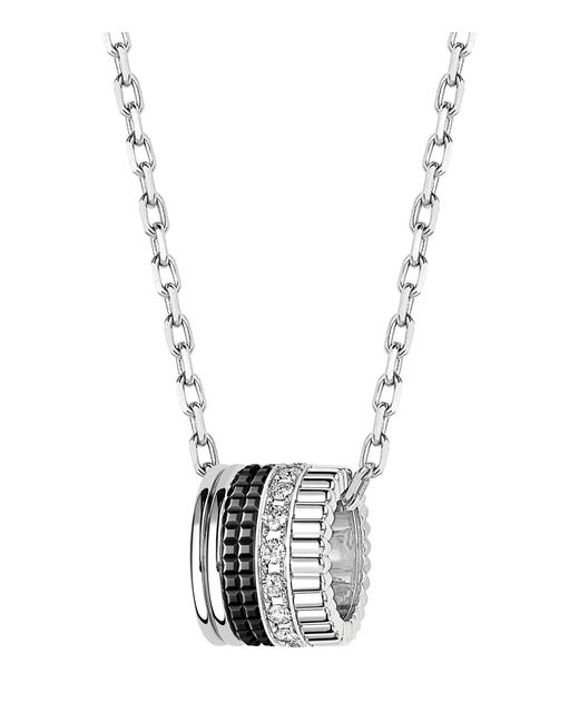 Boucheron White Large And Diamond Quatre Necklace