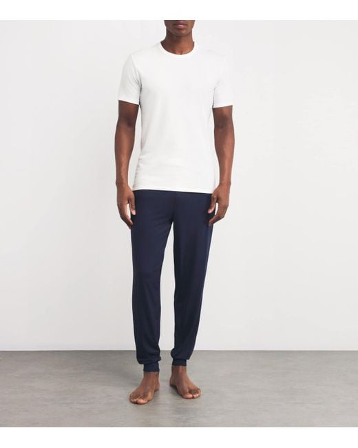 Calvin Klein White Stretch-Cotton T-Shirts for men