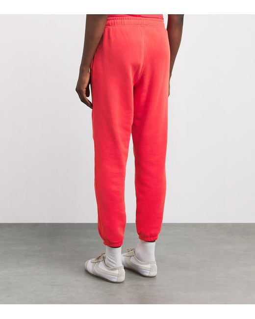 Polo Ralph Lauren Red Cotton-Blend Cuffed Sweatpants