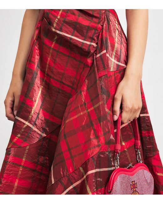 Vivienne Westwood Red Spiral Midi Dress