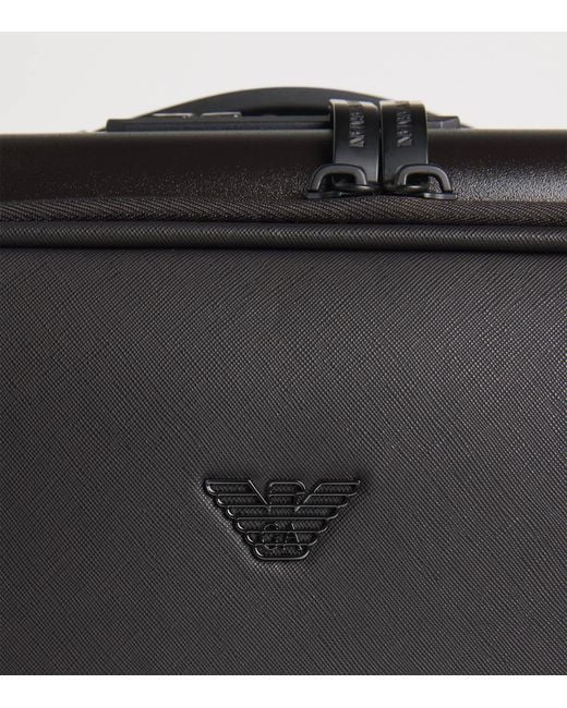 Emporio Armani Black Logo Carry-On Suitcase