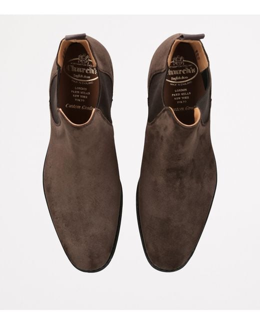 Church's Brown Suede Amberley 2 Chelsea Boots for men