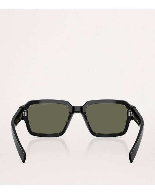 Prada Green Injected Pr02Zs Sunglasses for men