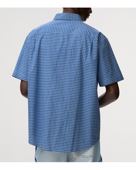 Loewe Blue X Paula's Ibiza Check Anagram Shirt for men