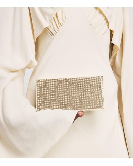 Rodo Natural Mosaic Rectangle Clutch Bag