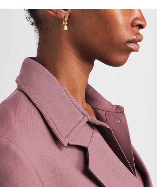 Spinelli Kilcollin Metallic And Diamond Zahra Hoop Earrings