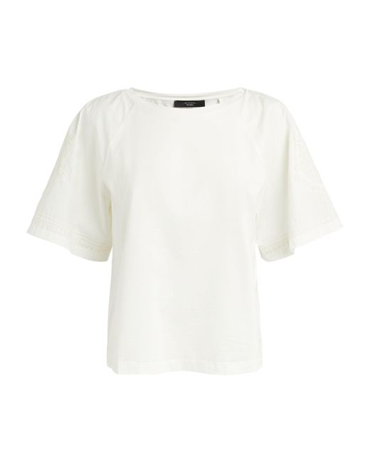 Weekend by Maxmara White Cotton Boxy T-shirt
