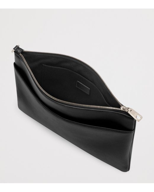Dolce & Gabbana Black Calfskin Pouch for men