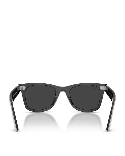 Ray-Ban Gray Rb2240 Street Neat Wayfarer Sunglasses