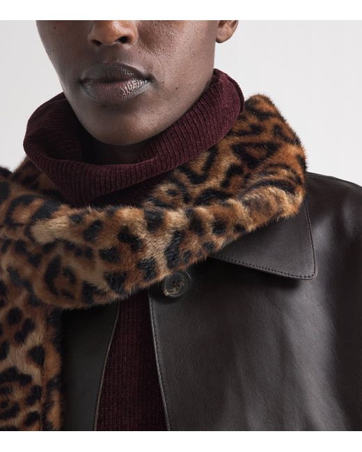 Arma Black Tailored Emy Leather Jacket