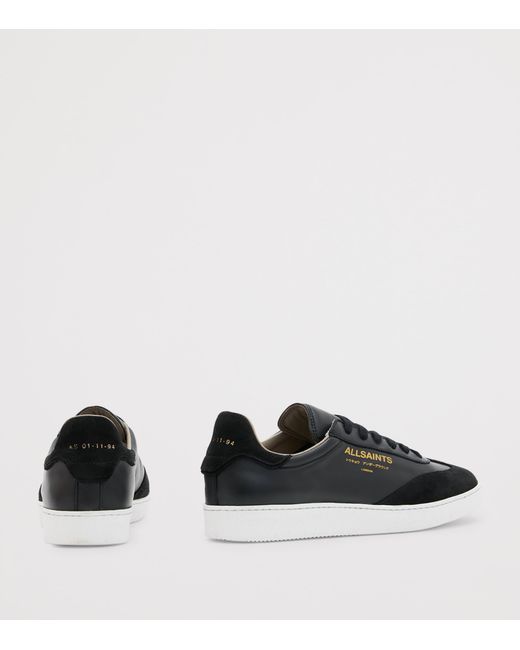 AllSaints Black Leather Thelma Sneakers