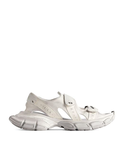 Balenciaga White 3xl Sandals for men