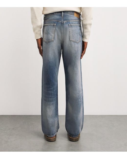 Polo Ralph Lauren Blue Heritage Straight Distressed Jeans for men