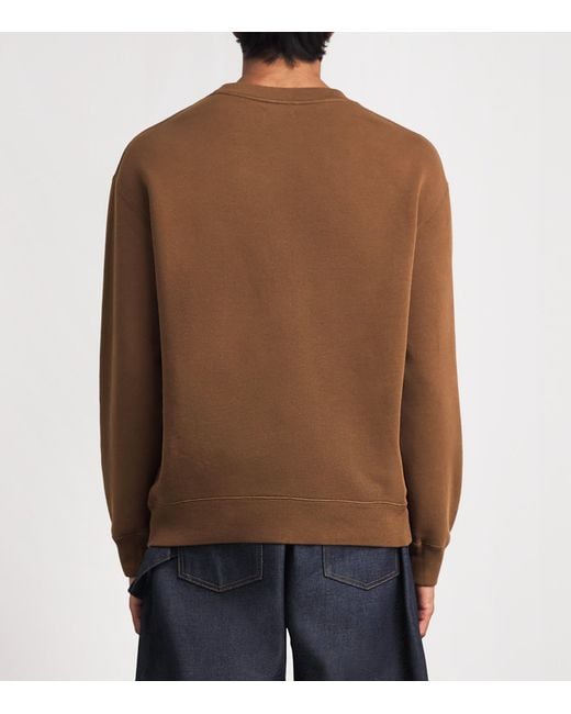 J.W. Anderson Brown X Patrick Carroll Painted Birds Sweatshirt for men