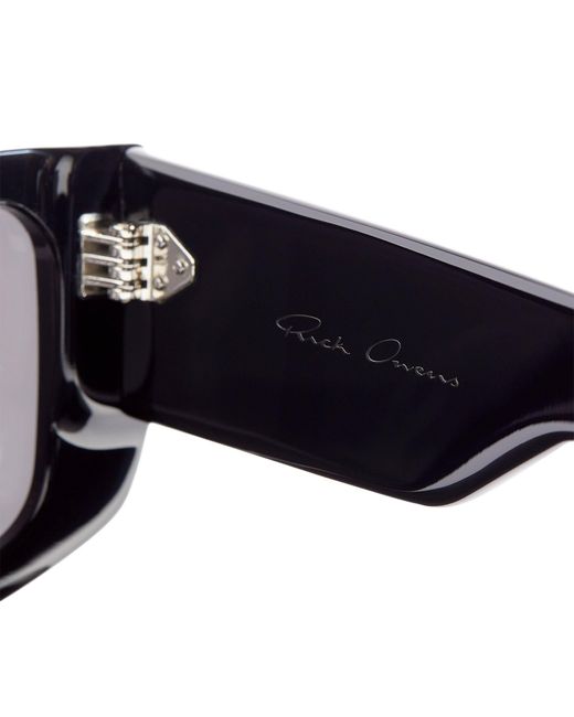 Rick Owens Black Performa Sunglasses for men