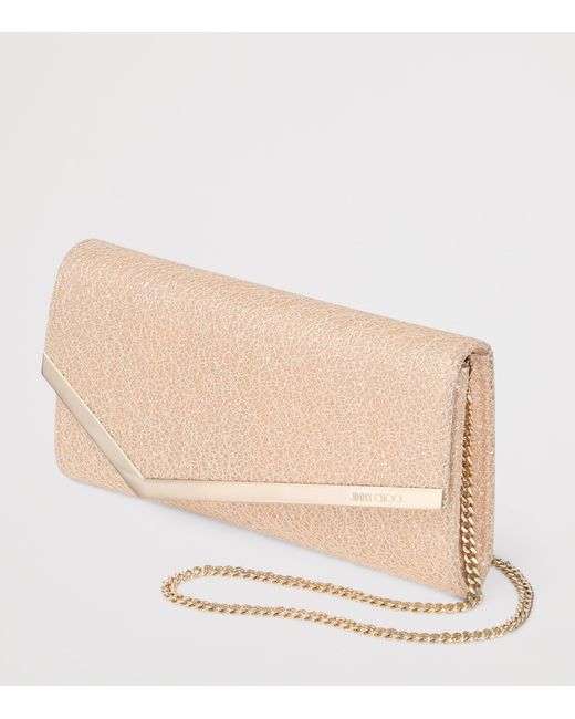 Jimmy Choo Natural Emmie Clutch Bag