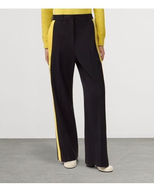 Loewe Blue Tape-Trim Tailored Trousers