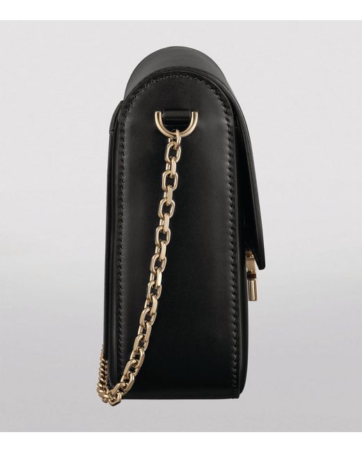Cartier Black Small Leather C De Chain Bag