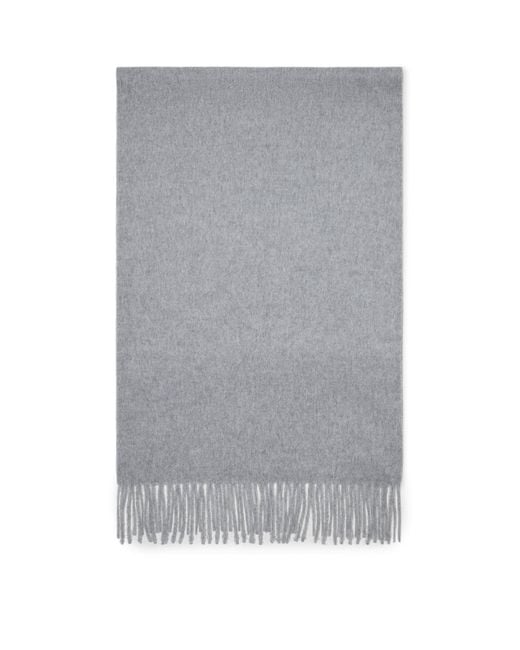 Brunello Cucinelli Gray Cashmere Scarf