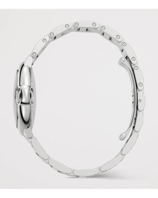 Cartier Metallic Stainless Steel Ballon Bleu De Watch