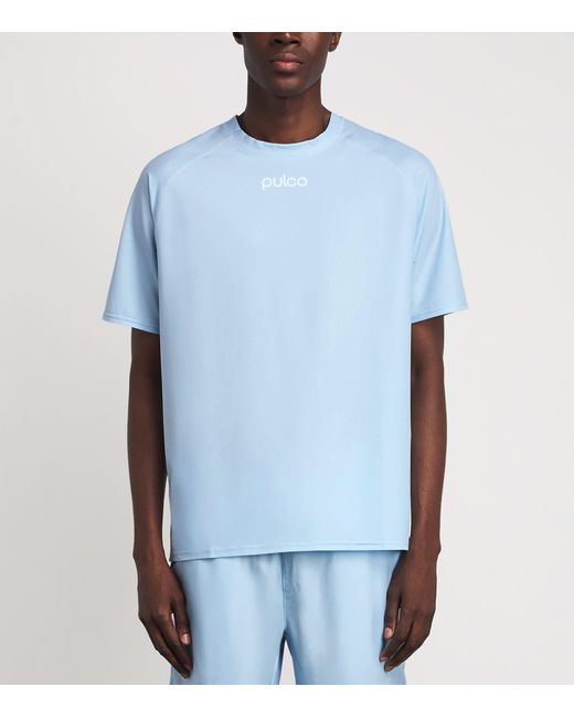 Pulco Studios Blue Aircon Playing T-Shirt for men