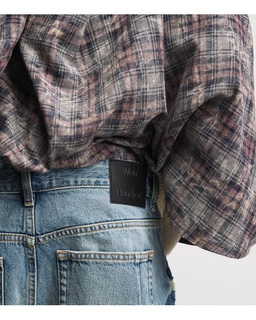 Won Hundred Blue Genoa Straight Jeans for men
