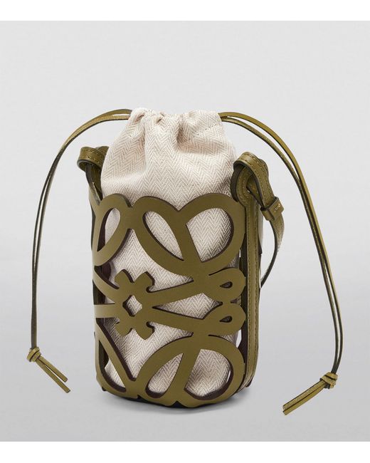 Loewe Metallic X Paula's Ibiza Anagram Cut-out Cross-body Bag