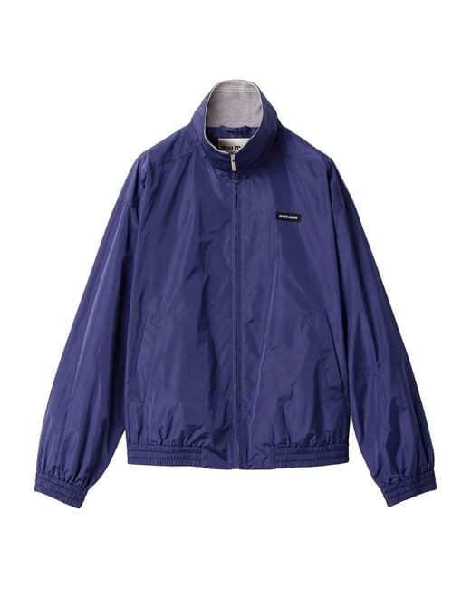 Miu Miu Blue Technical Jacket