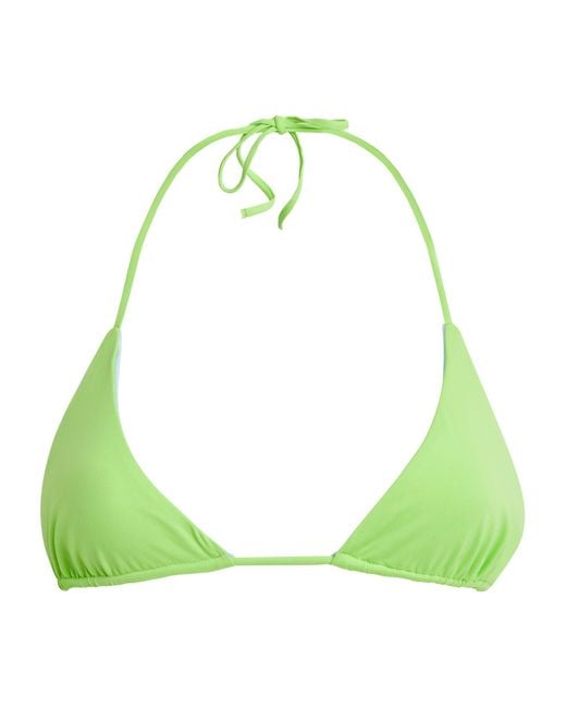 Melissa Odabash Green Reversible Bologna Bikini Top