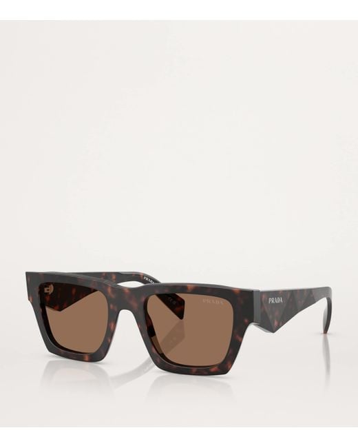 Prada Brown Acetate Pra06S Sunglasses for men