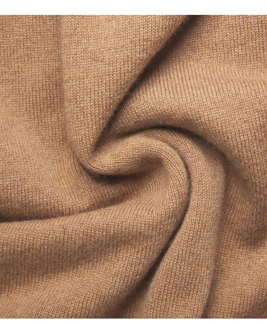 Harrods Brown Cashmere Crew-Neck Sweater for men
