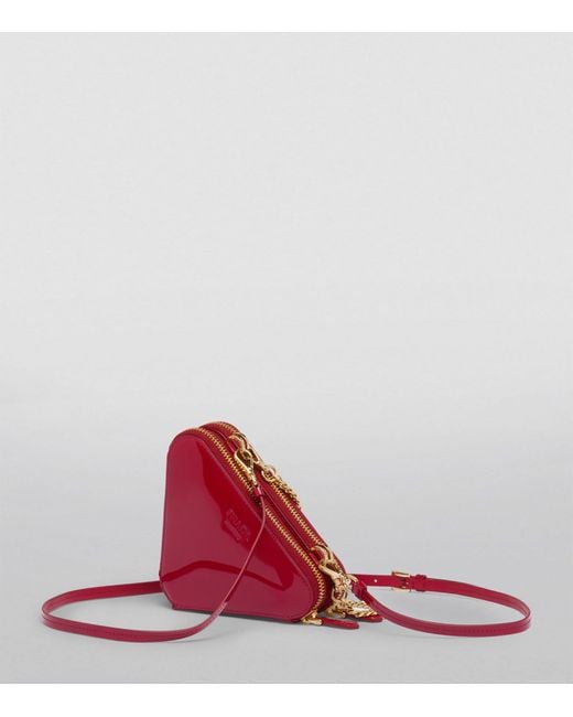 Prada Red Mini Patent Leather Cross-body Bag