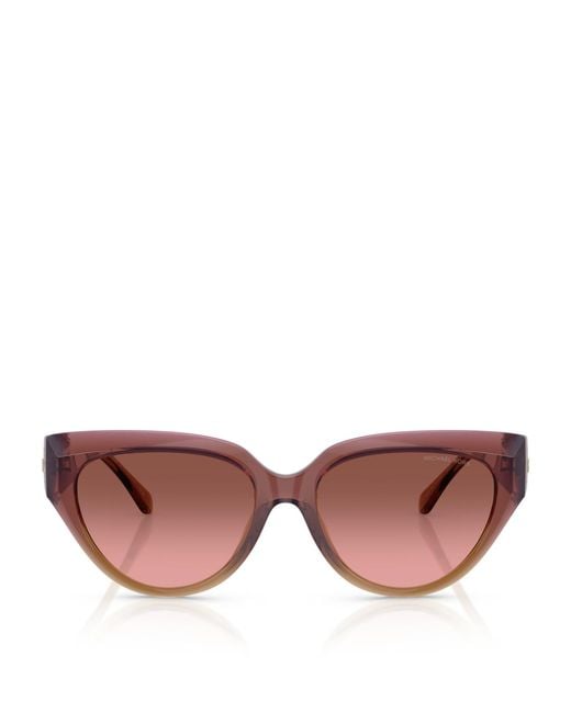 Michael Kors Pink Boca Raton Cat Eye Sunglasses