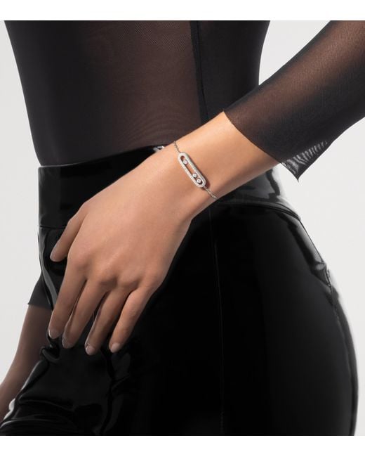 Messika White Move Classique And Diamond Bracelet