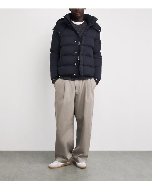 Moncler Blue Down Maya Puffer Jacket for men