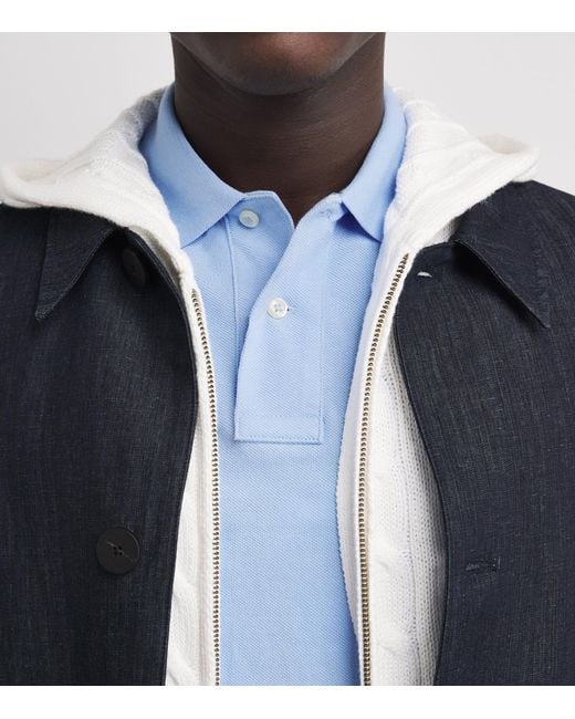 Polo Ralph Lauren Blue Cotton Mesh Classic-Fit Polo Shirt for men