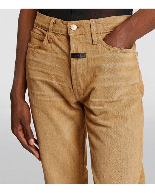 Fear Of God Natural Cotton Straight Jeans for men