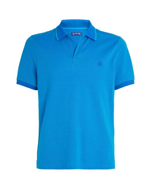 Vilebrequin Blue Palatin Polo Shirt for men