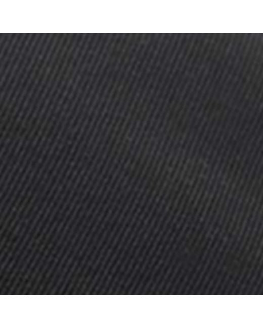 Burberry Black Cotton Gabardine Logo Baseball Cap for men