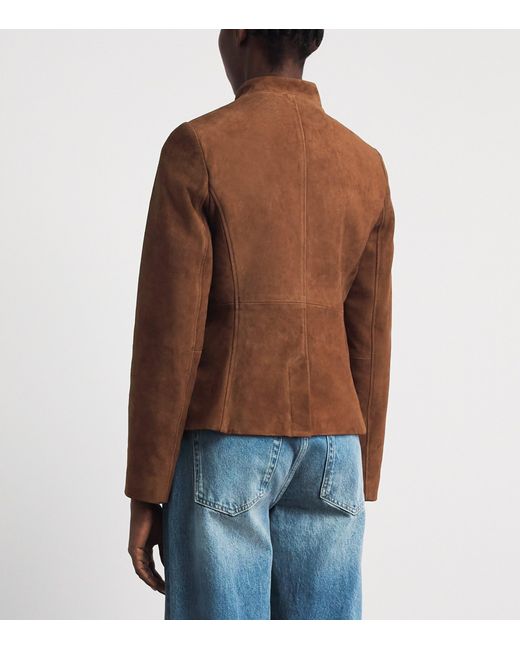 Rag & Bone Brown Suede Mercer Blazer