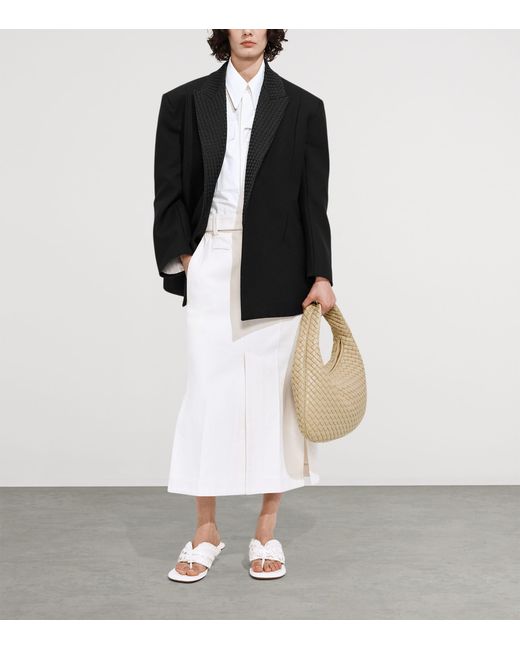 Bottega Veneta Metallic Leather Veneta Shoulder Bag