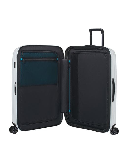 Samsonite White Nexis Expandable Spinner Suitcase