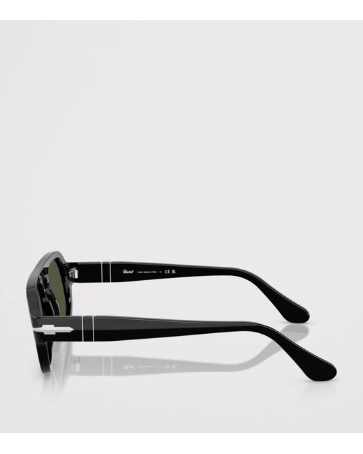 Persol Green Square Pilot Sunglasses