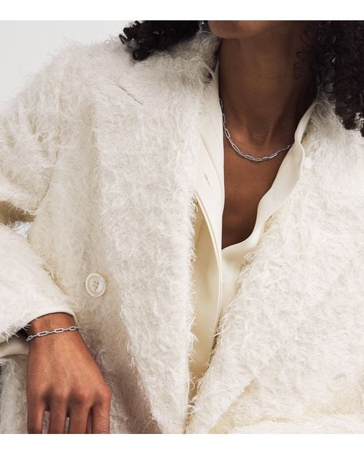SHAY White And Diamond Pavé Link Bracelet