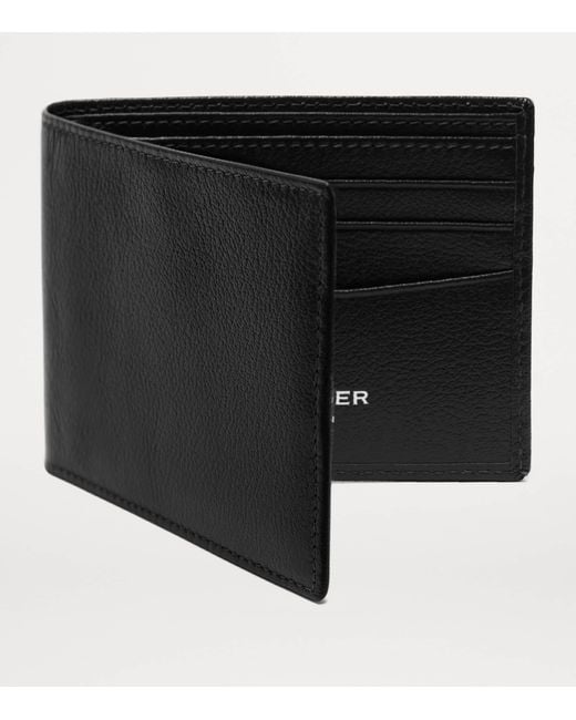 Ettinger Black 6-Slot Capra Bifold Wallet