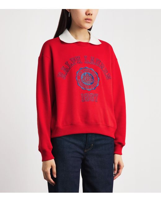 Polo Ralph Lauren Red Polo Crest Sweatshirt